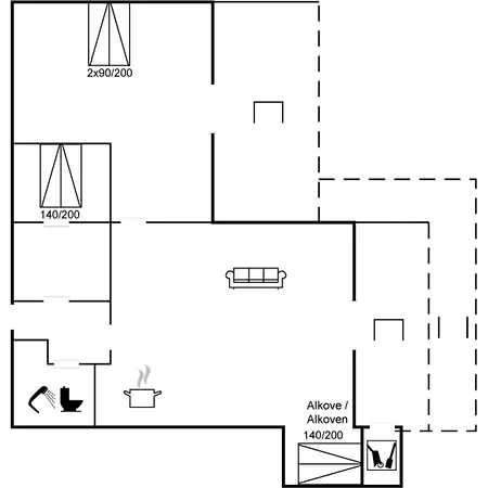 度假居 Katrina - 50m To The Fjord By Interhome *
